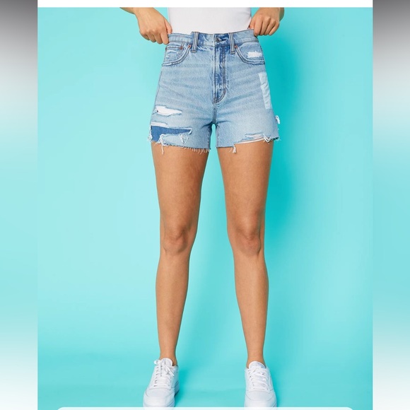 American Eagle Outfitters Pants - American Eagle Pride Denim Highest Waist '90s Boyfriend Short Size 8